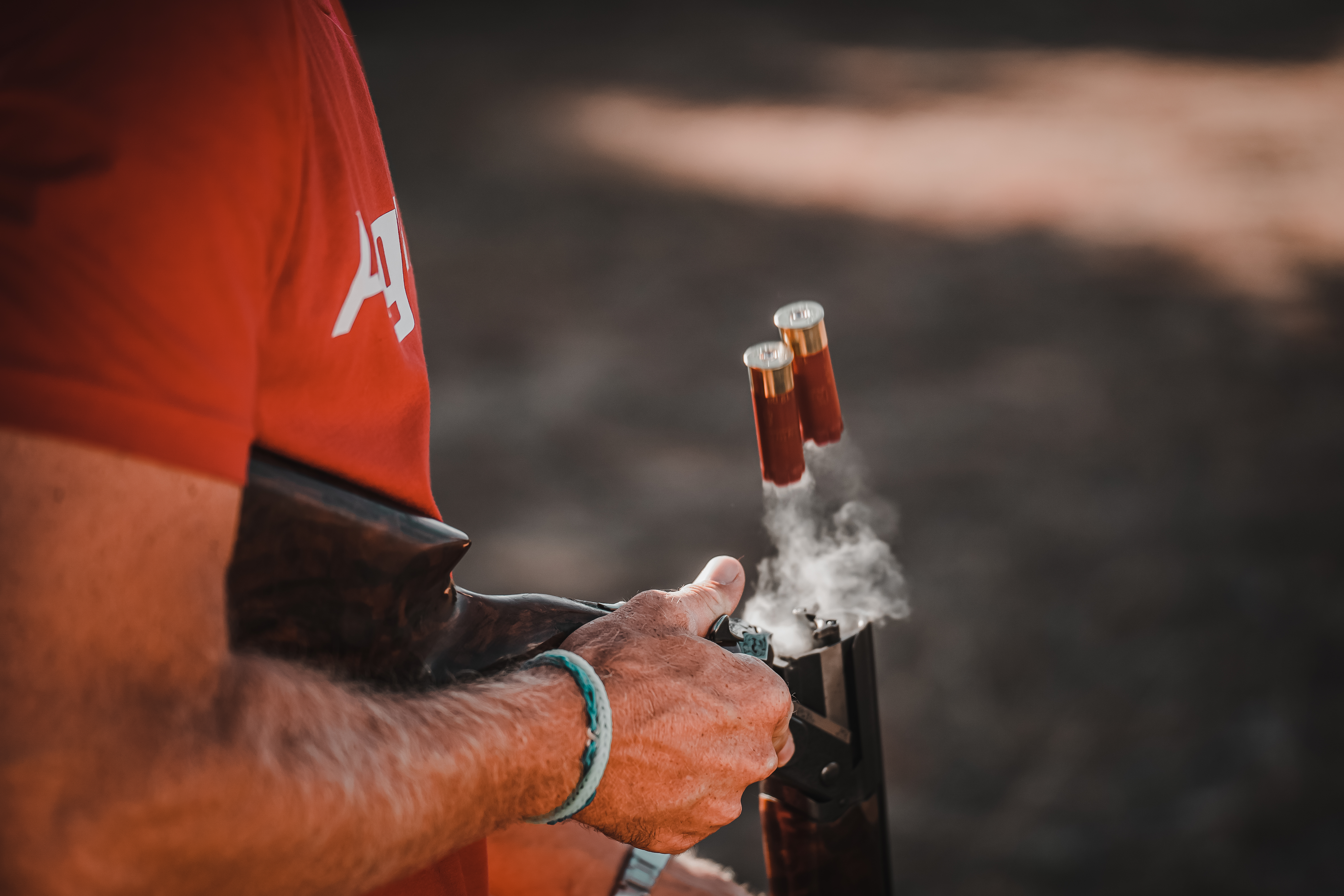 Aguila Shotgun Shells Ejecting Lifestyle Image GUNLAND